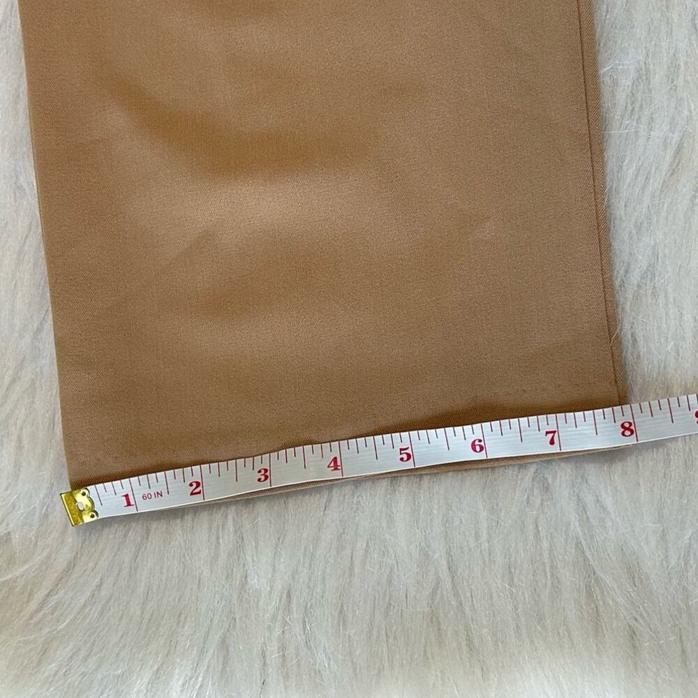Lulus Kick It Beige High-Waisted Trousers Dress Pants Size XL Pleated Office NWT - Picture 13 of 15